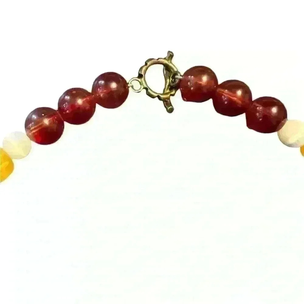 Large Beaded Necklace Statement Piece - Picture 2 of 3